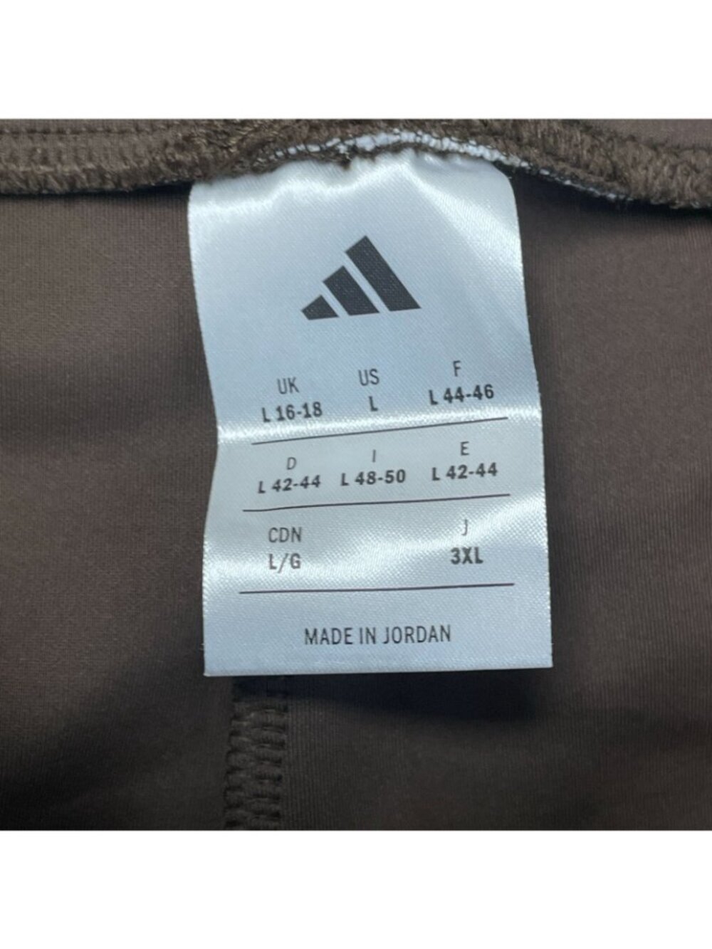 NWT Adidas Women's L Brown Wide-Leg Pants Scuba Pullon F1090 - Picture 9 of 15